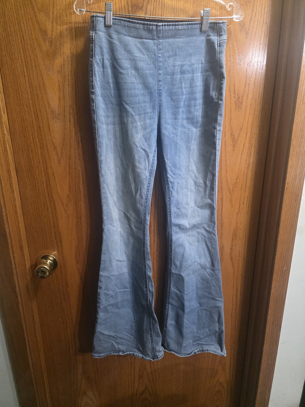 No Boundaries Light Blue Flare Jeans for Women